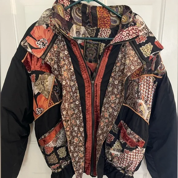 Vintage Patchwork Winlit Ski Jacket - Picture 1 of 6